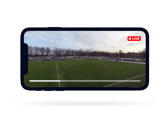 Offer your supporters a livestream and summary of matches in the cafetaria, at home and on the road. 